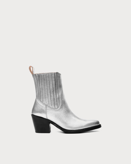 botines de piel para dama